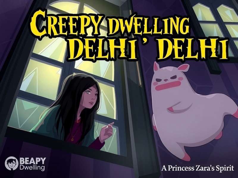 Creepy Dwelling Delhi Cover Art - Riya in Chandni Chowk